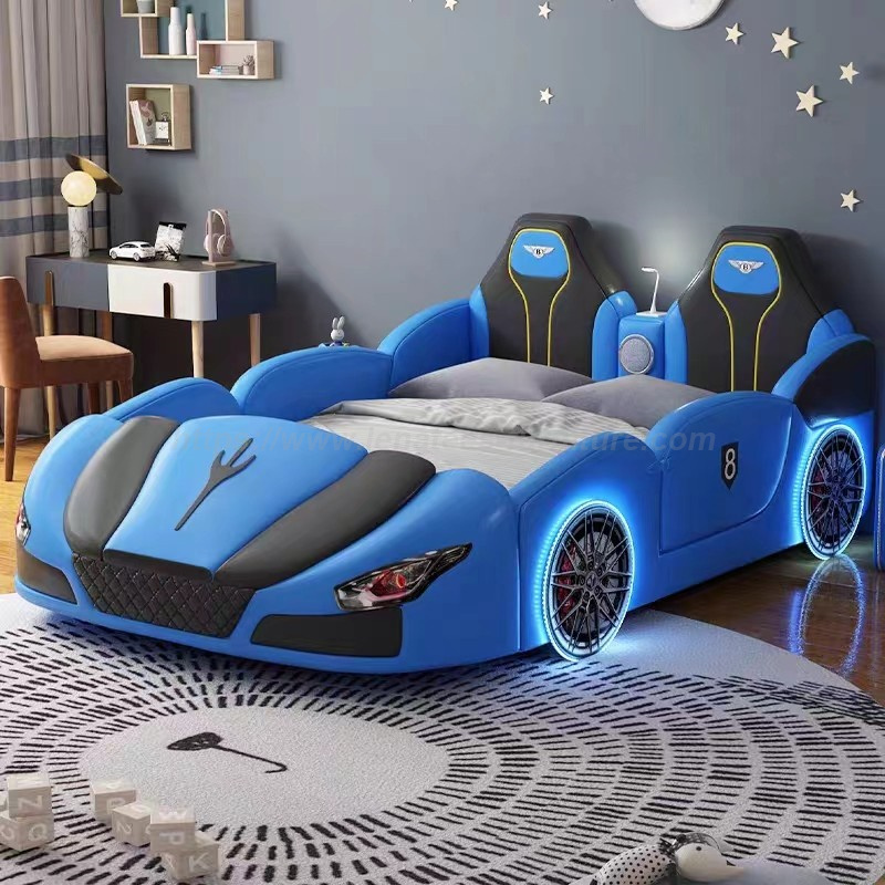 Cama infantil dupla de desenho animado