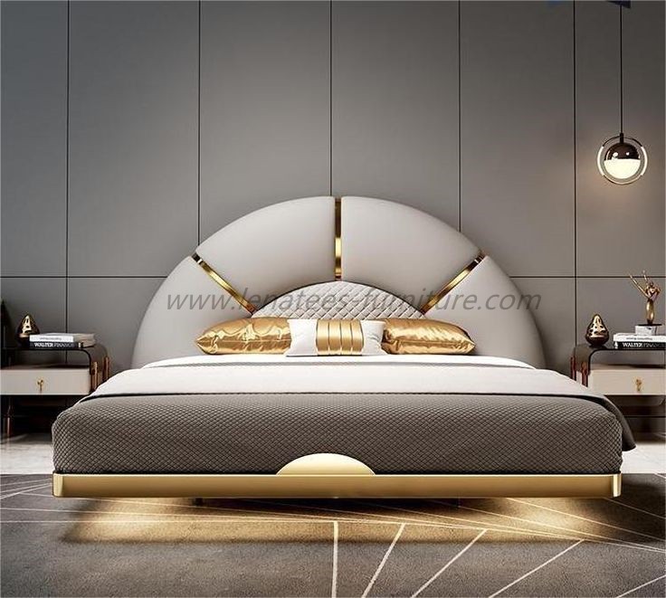 Móveis de quarto de luxo com luz LED