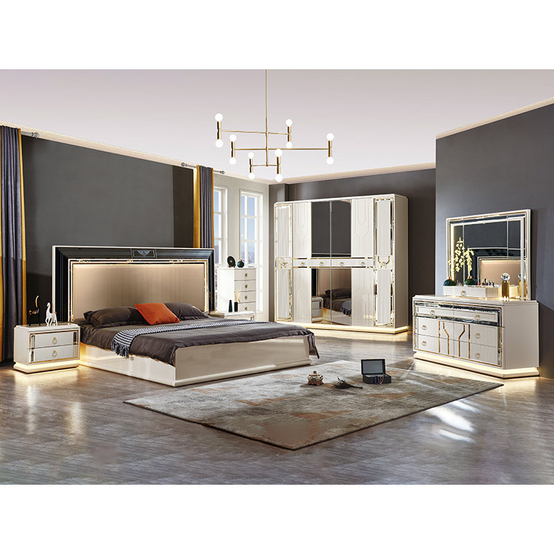 Conjunto de móveis de quarto de estilo turco minimalista