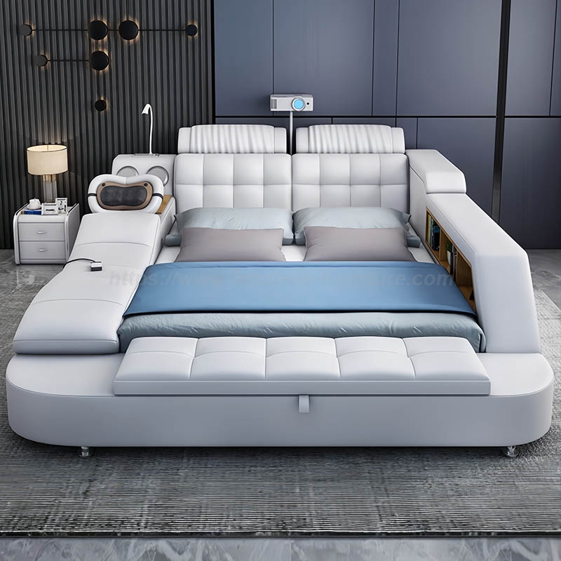 Cama multifucional com alto -falante Bluetooth