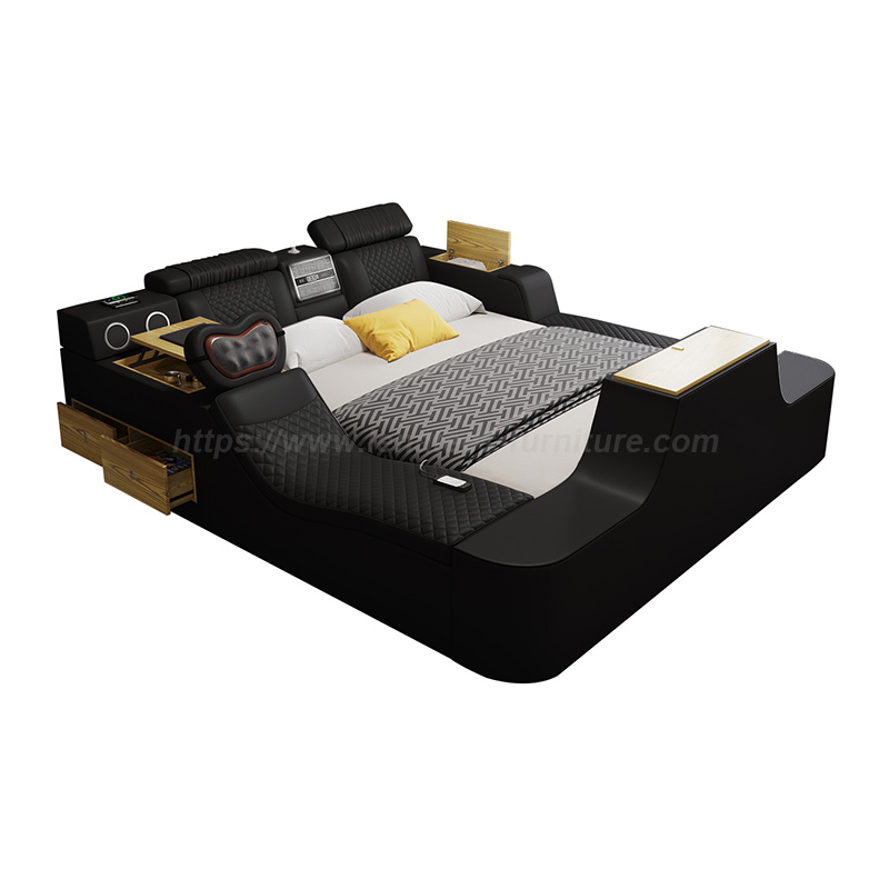 Cama inteligente com alto -falante Bluetooth