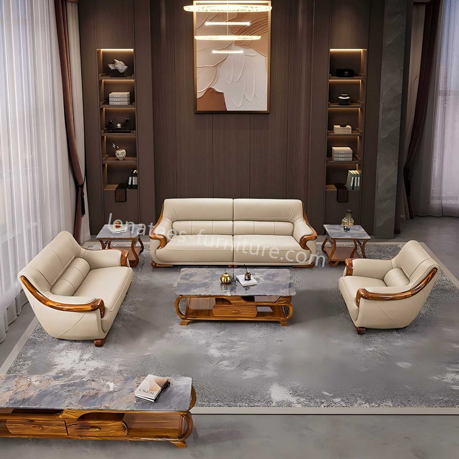 Zingana Leather Sofá SF-354